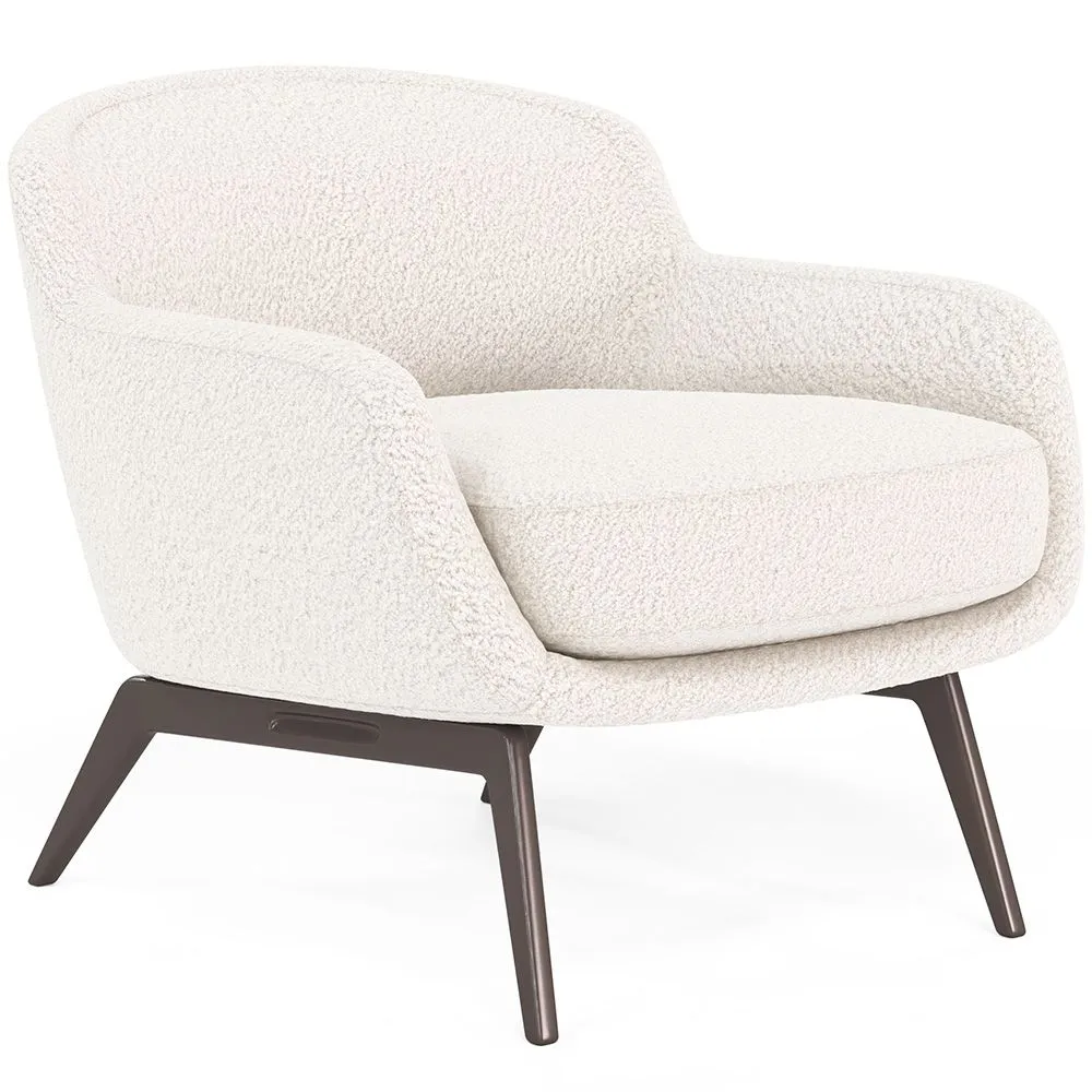 Bouclé-bezogener Sessel - Jenna image 8