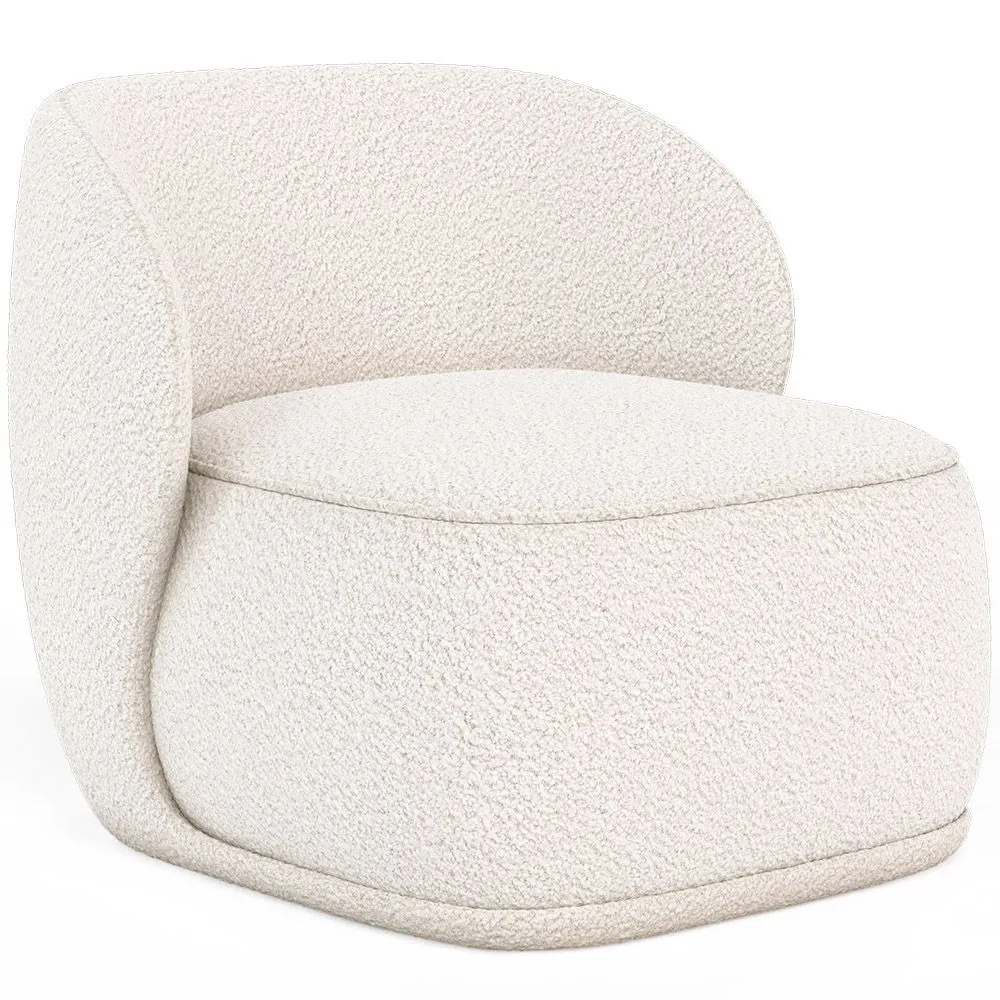 Bouclé-Stoff gepolsterter Sessel - Mykel image 8