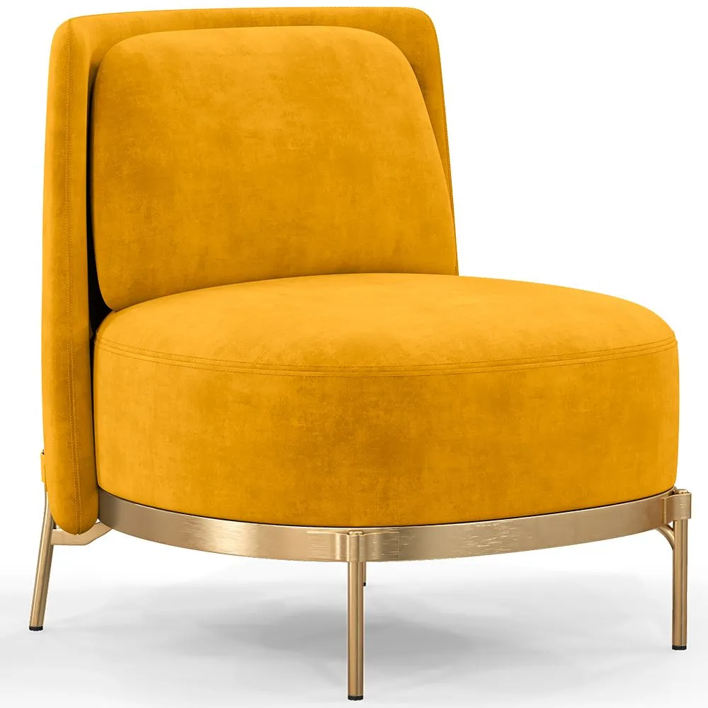 Designer-Sessel - Samtbezug - Kanla image 8