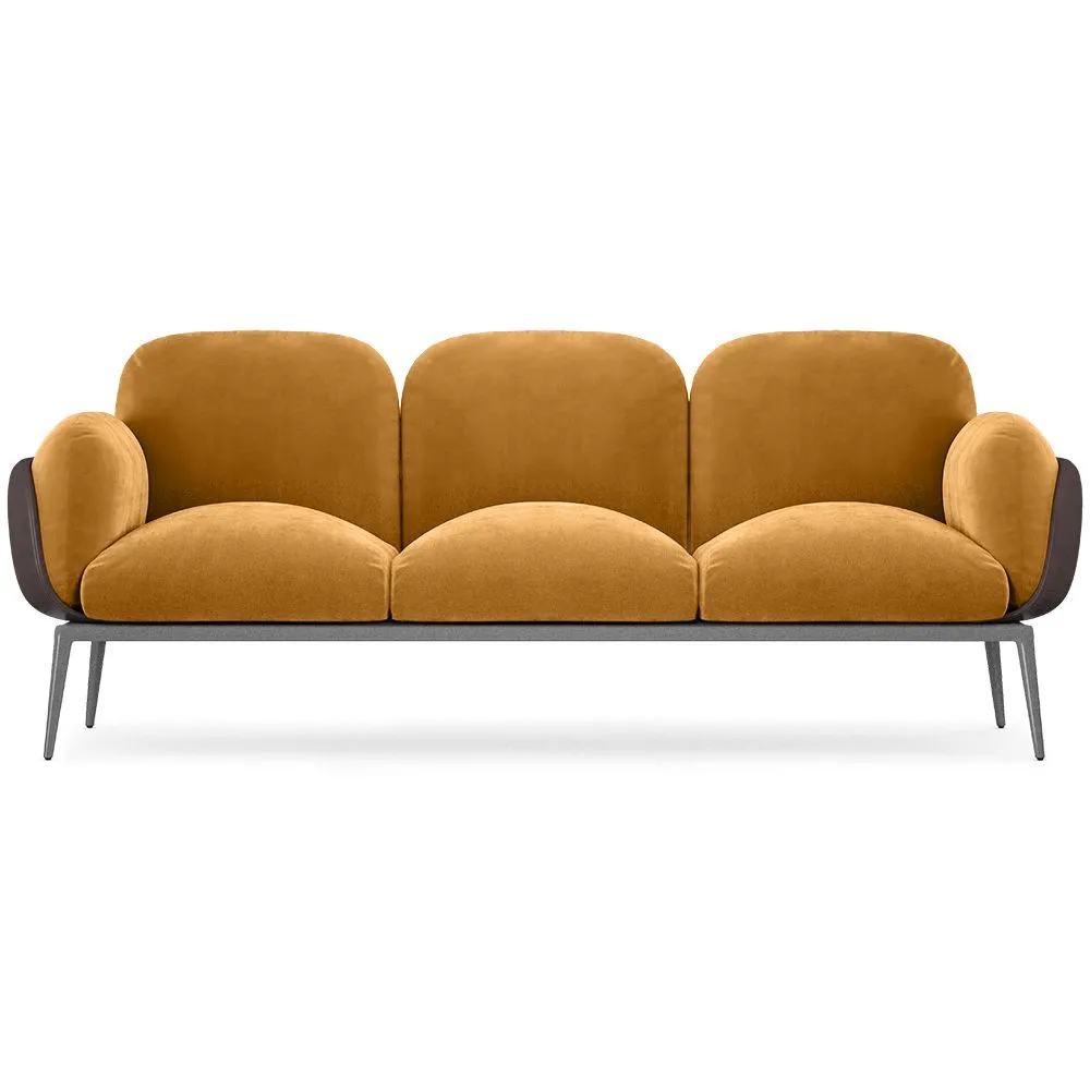 3-Sitzer-Sofa - Bezug aus Samt - Vandan image 8