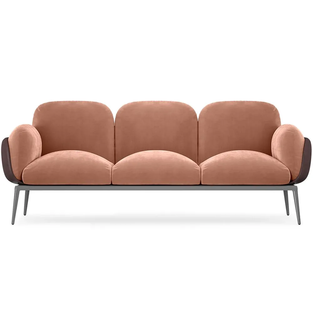 3-Sitzer-Sofa - Bezug aus Samt - Vandan image 8