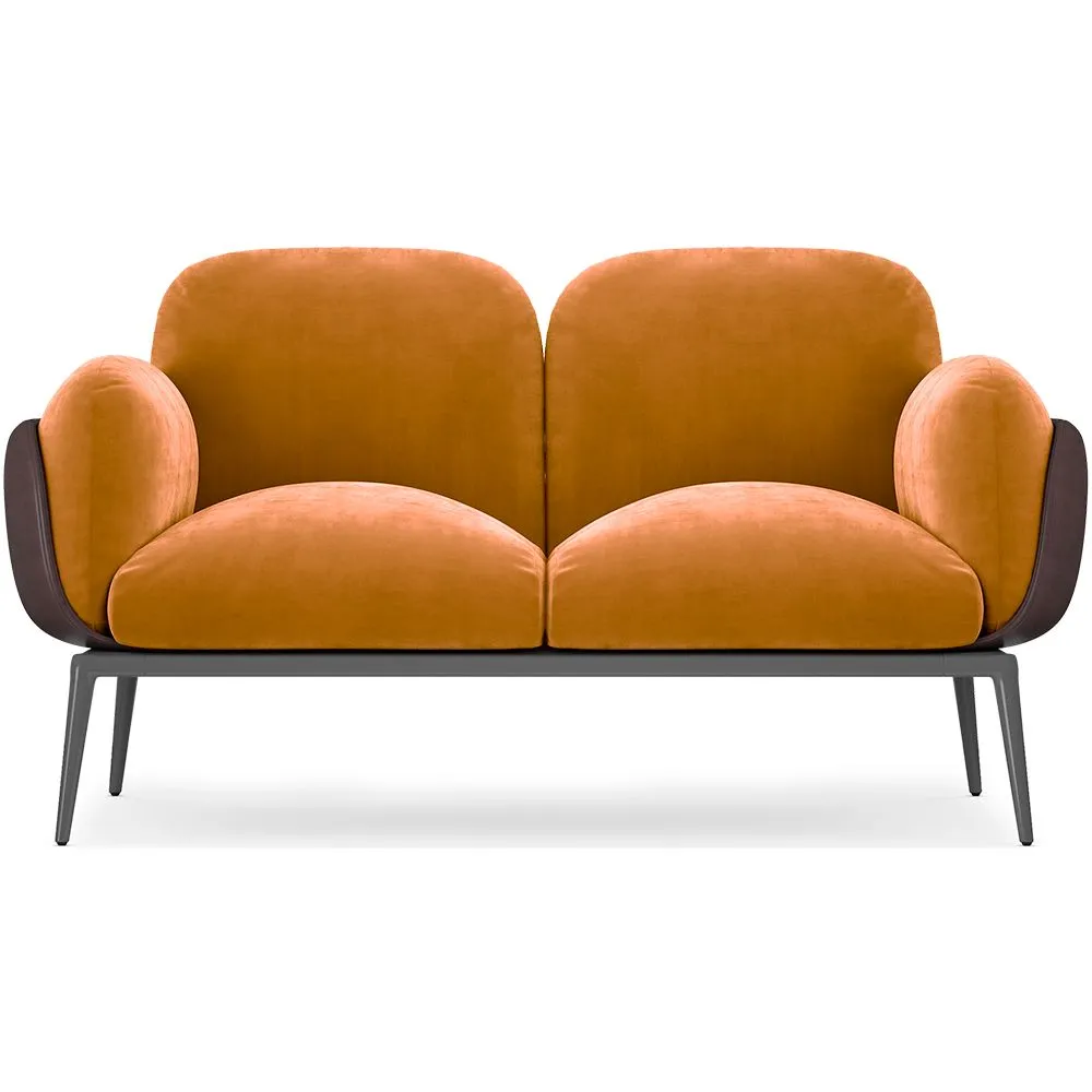 2-Sitzer-Sofa - Samtbezug - Vandan image 8