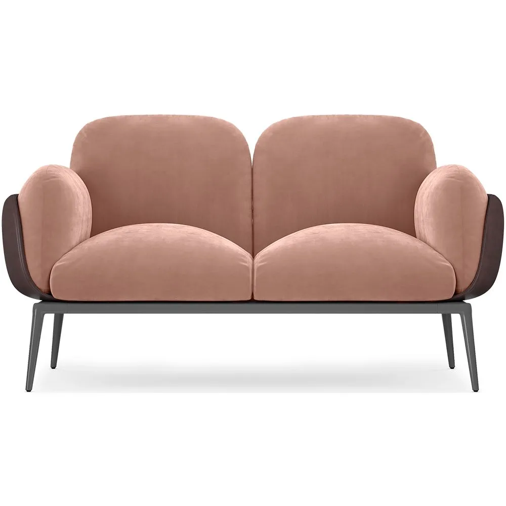 2-Sitzer-Sofa - Samtbezug - Vandan image 8