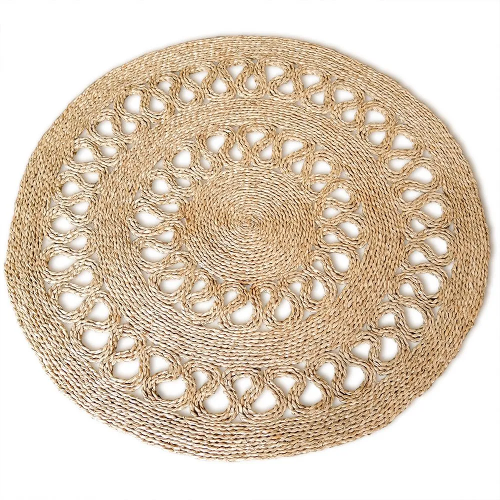 Runder Jute-Teppich - Boho Bali - 120 CM - Ilya image 8
