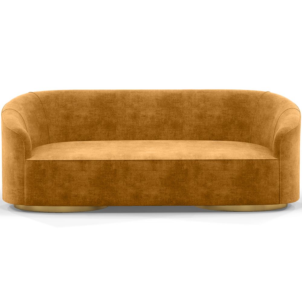 3/4-Sitzer-Sofa mit Samtbezug - Herina image 8
