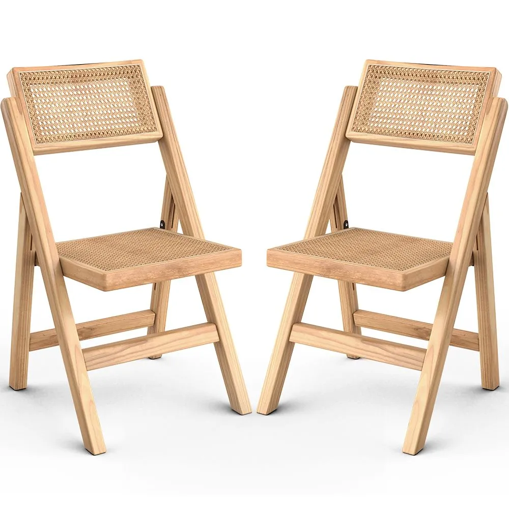 2 Pack Esszimmerstuhl aus Canage-Rattan und Holz - Umbra image 8
