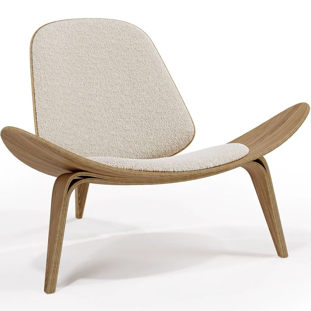 Designer-Sessel - Skandinavischer Sessel - Stoffbezug - Lucy image 8
