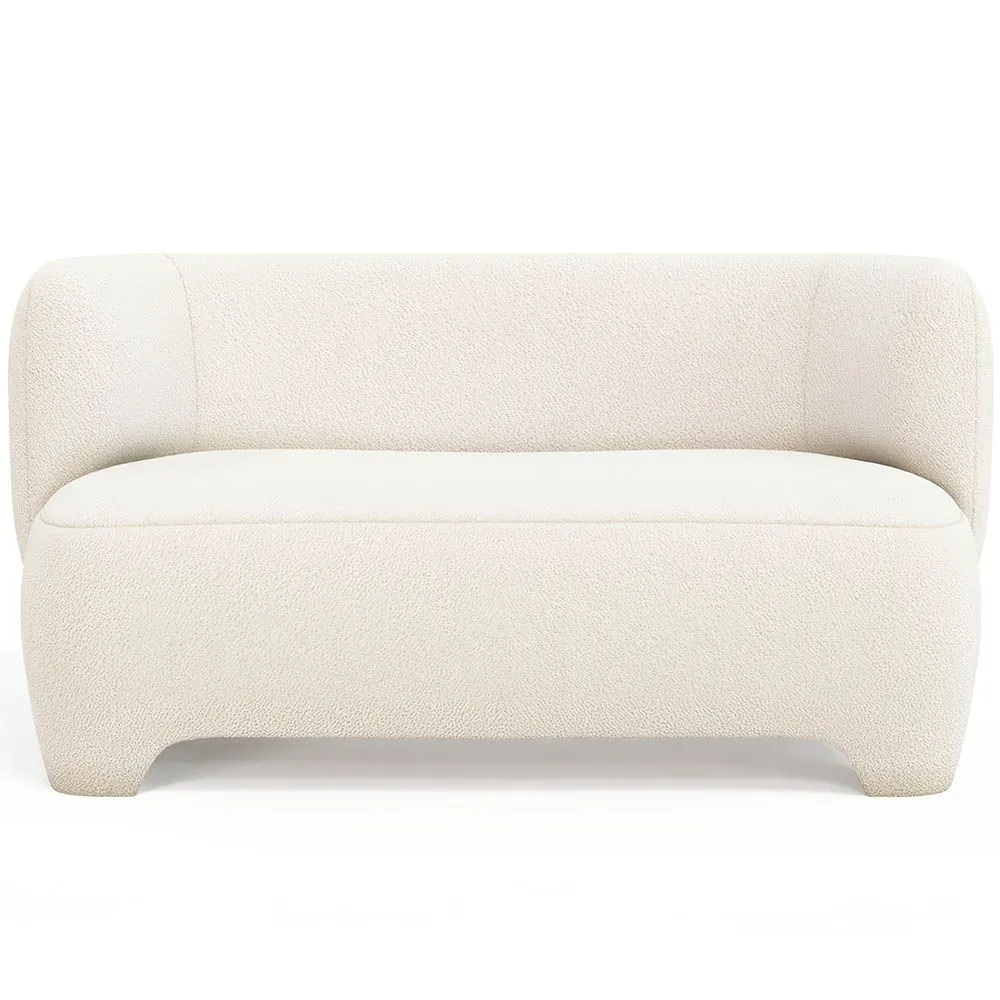 2/3-Sitzer Sofa - Bezogen mit Bouclé-Stoff - Magnolia image 8