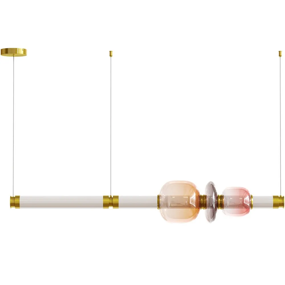 Kristall-Pendelleuchte - LED - Singlen 100 CM image 8