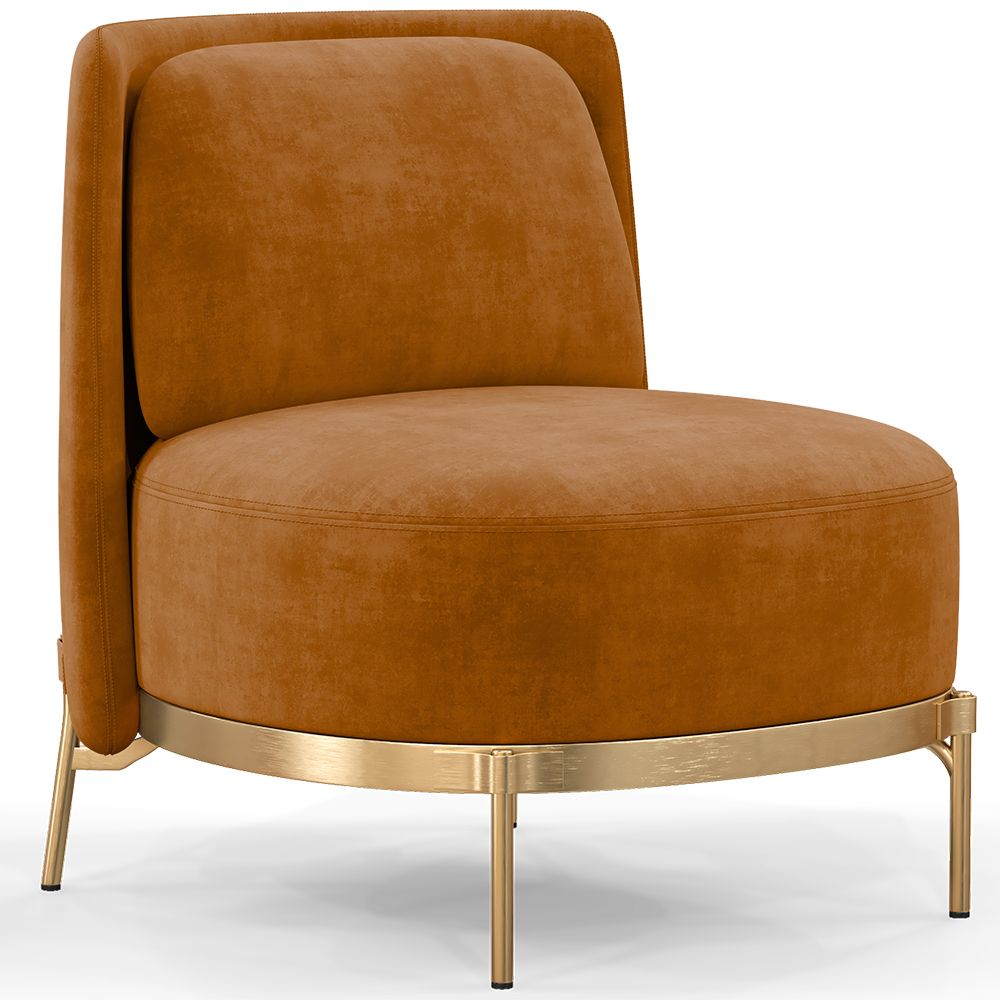 Designer-Sessel - Samtbezug - Kanla image 8