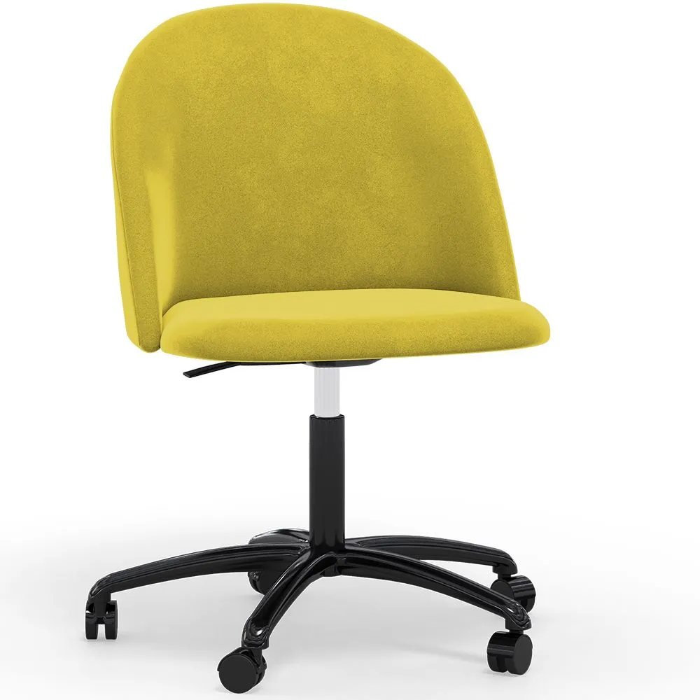  Gepolsterter Bürostuhl - Samt - Evelyne image 8