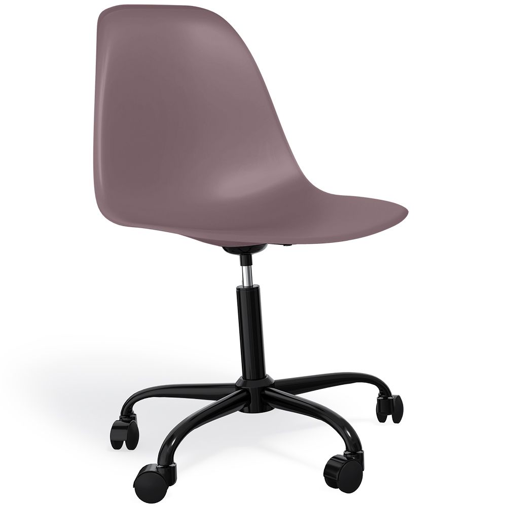 Bürostuhl mit Armlehnen - Rollender Schreibtischstuhl - Schwarzes Gestell Denisse image 8
