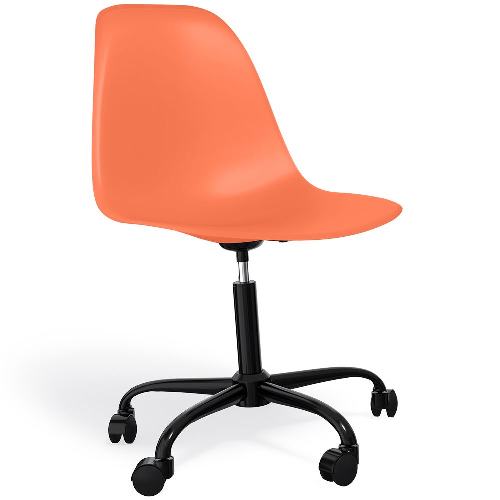 Bürostuhl mit Armlehnen - Rollender Schreibtischstuhl - Schwarzes Gestell Denisse image 8