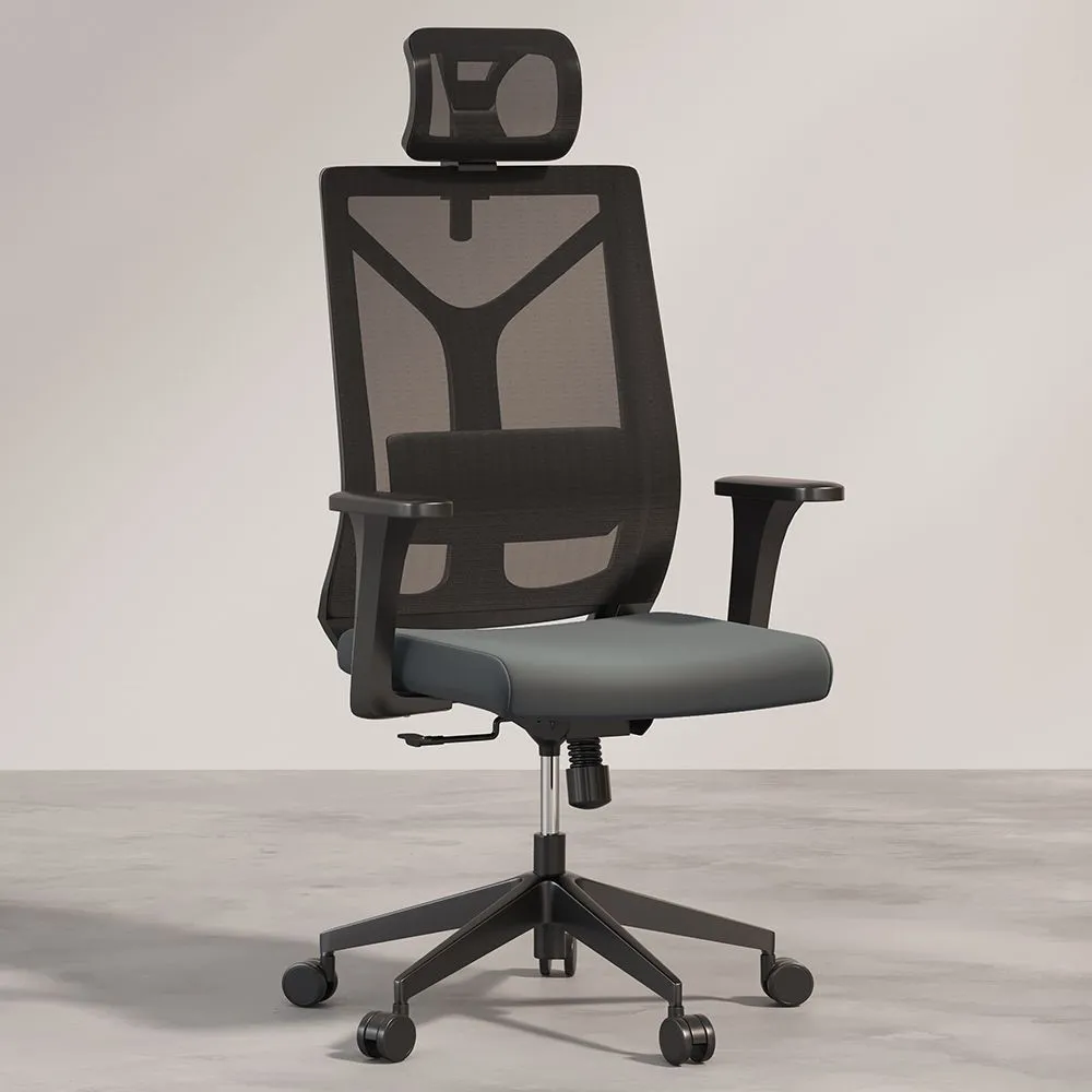  Ergonomischer Bürostuhl mit Rollen und Armlehnen - Pebbles image 8