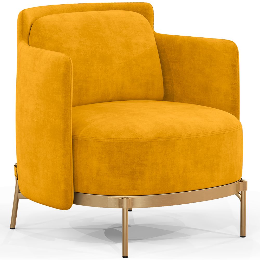 Designer-Sessel - Bezug aus Samt - Terrec image 8