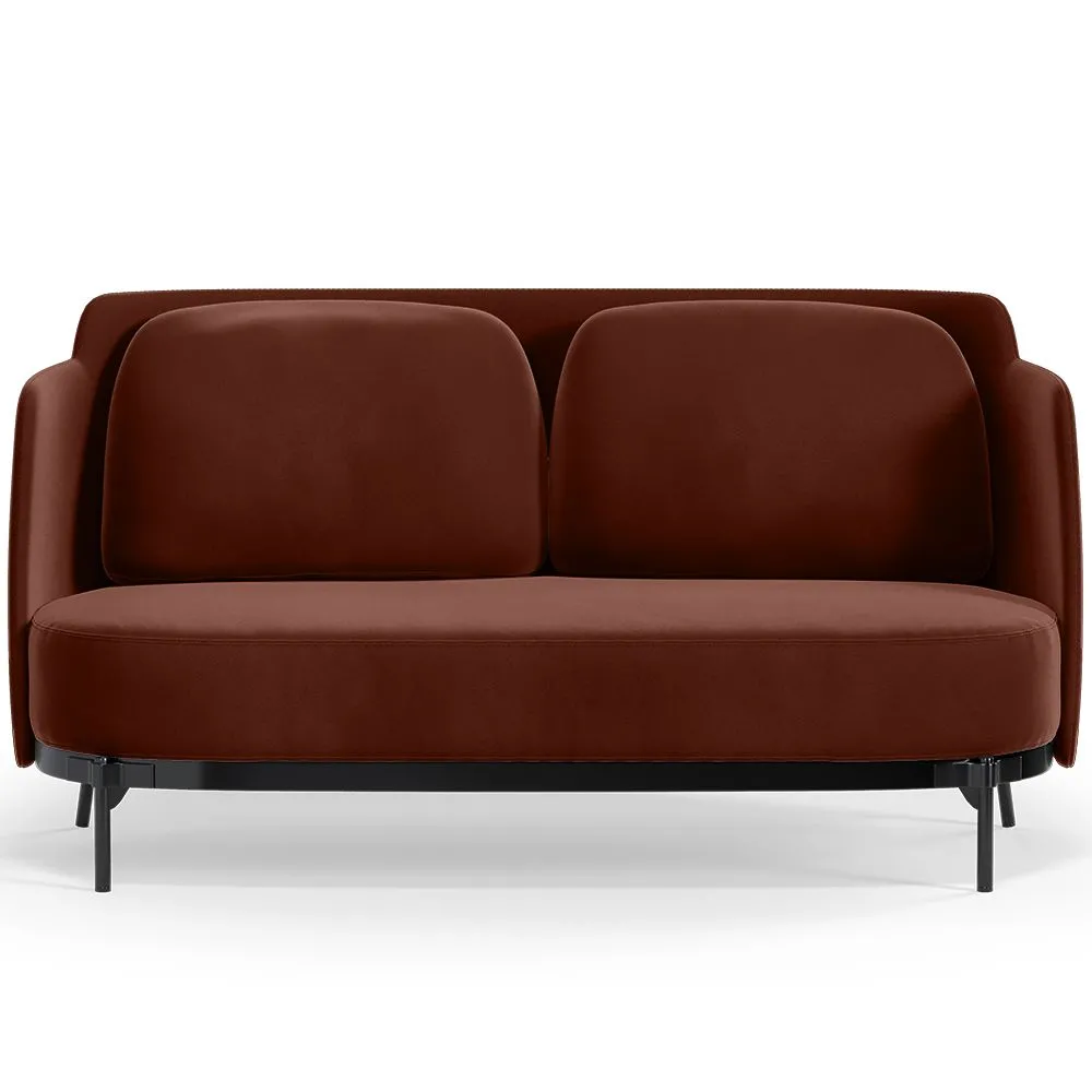Zweisitzer-Sofa - Bezogen mit Samt - Terrec image 8
