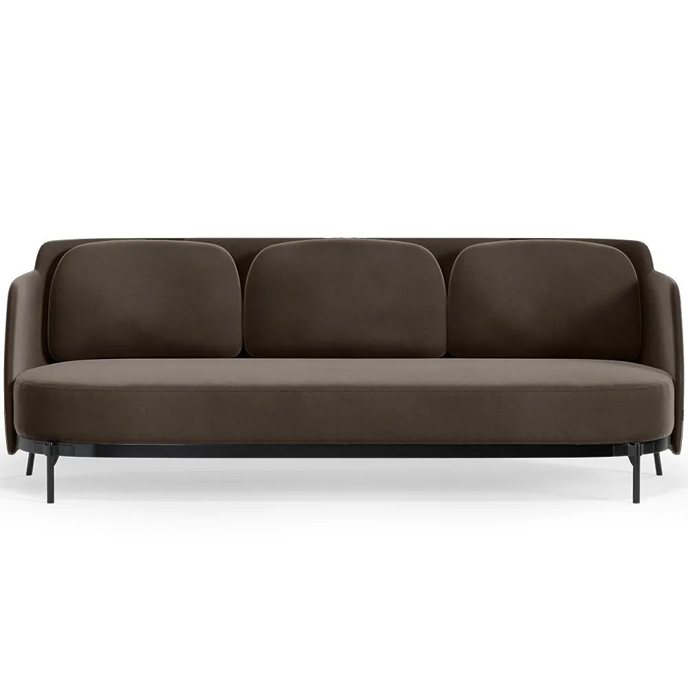 Dreisitzer-Sofa - Samtbezug -  Terron image 8