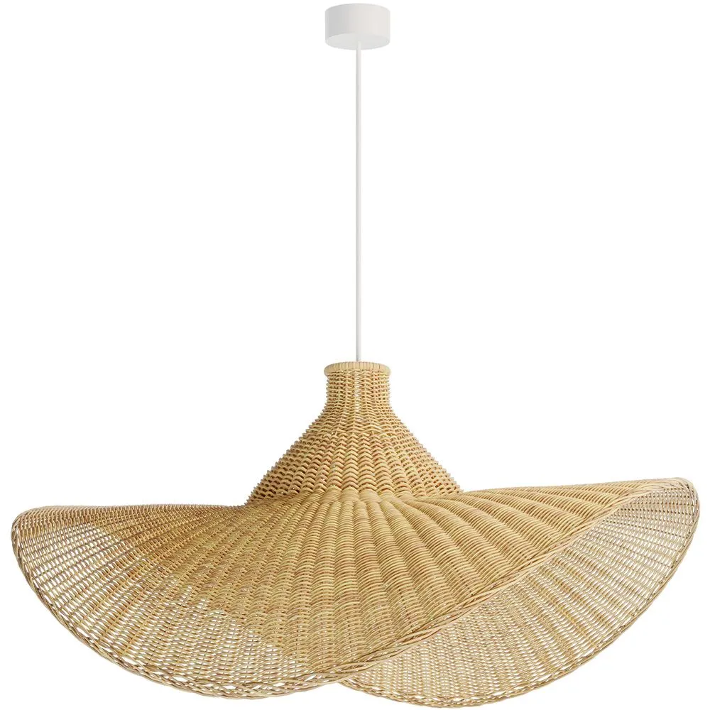 Rattan-Deckenlampe - Boho-Bali-Stil - Sona image 8