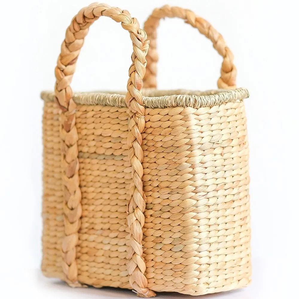Korb aus Naturfasern mit Griffen - 30x25CM - Haret image 8