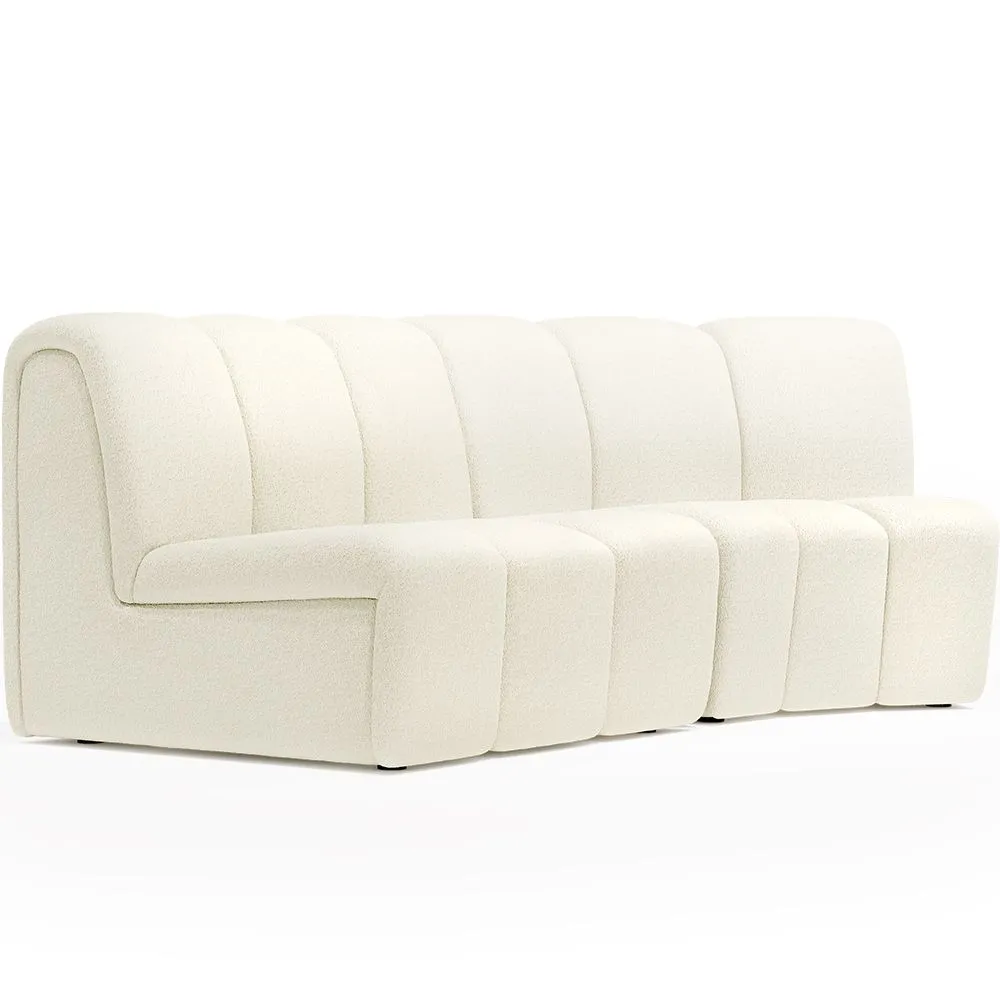 Modulares Sofa - Bezogen mit Bouclé - 2 Module - Herridon image 8