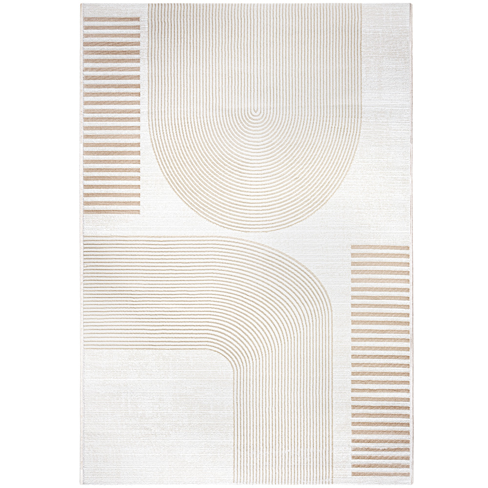 Großer Teppich im Zeitgenössischen Modernen Design - Beige (290x200 cm) - Rya image 8