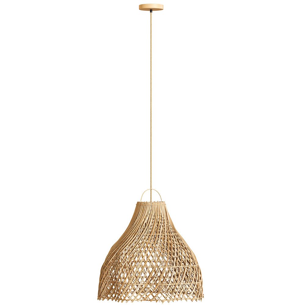  Boho-Stil Rattan Hängeleuchte - Rodric image 8