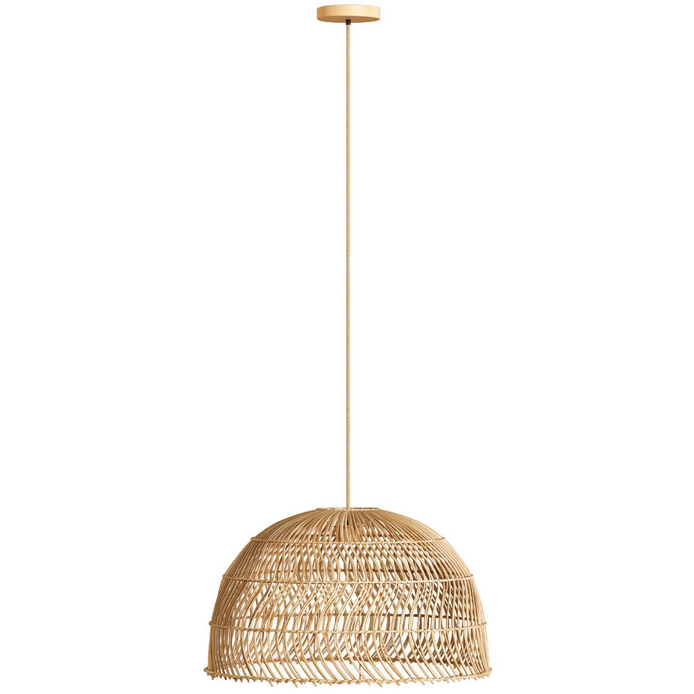 Rattan Hängeleuchte - Boho Bali - Capril image 8