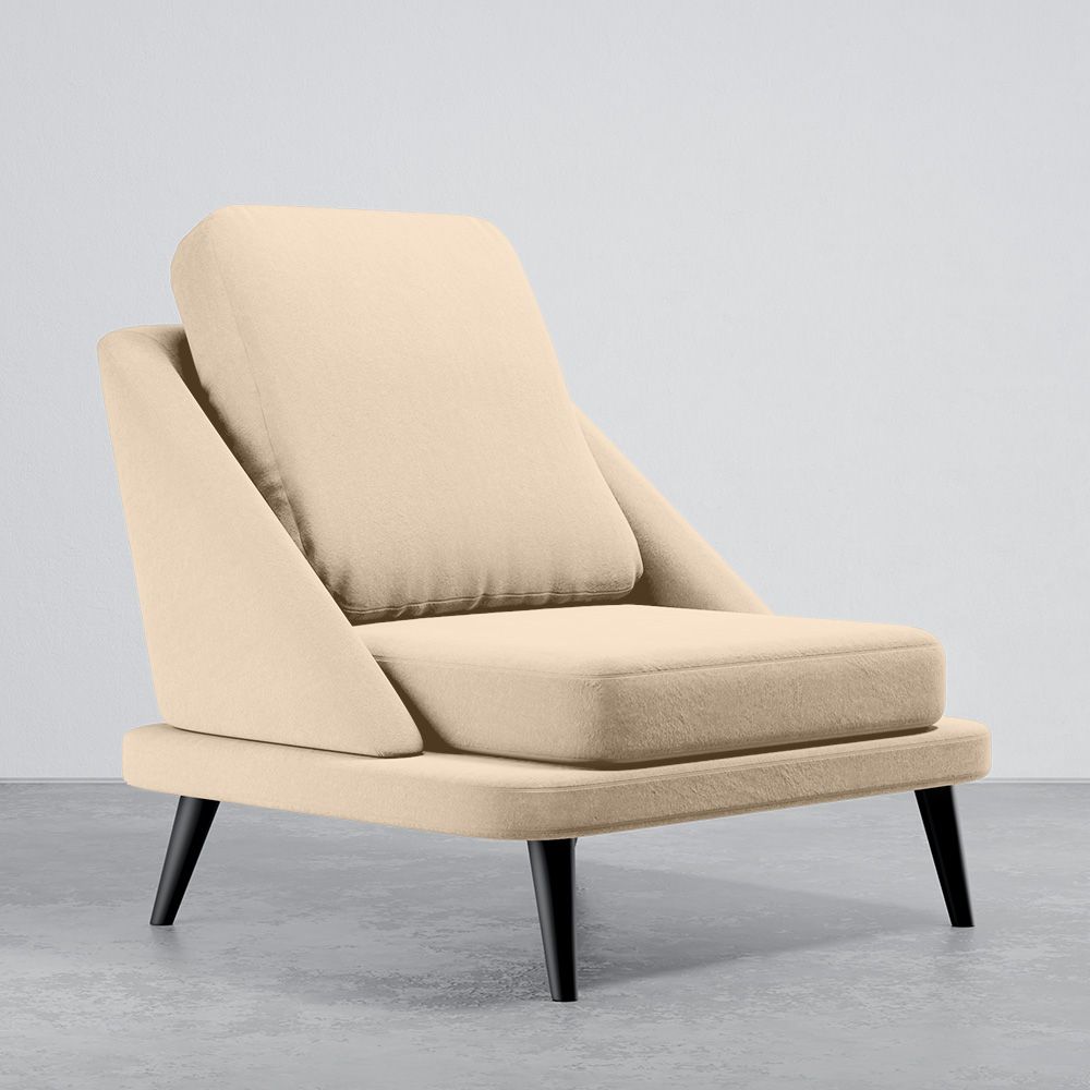 Samtgepolsterter Sessel - Skandinavischer Stil - Velvet Lounge image 8