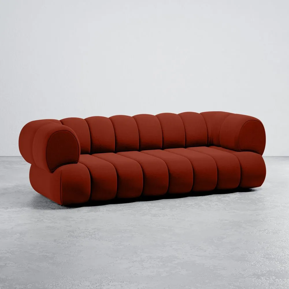 Velours-Gepolstertes Sofa - Moderner Stil - 2/3-Sitzer - Kurve Teddy image 8