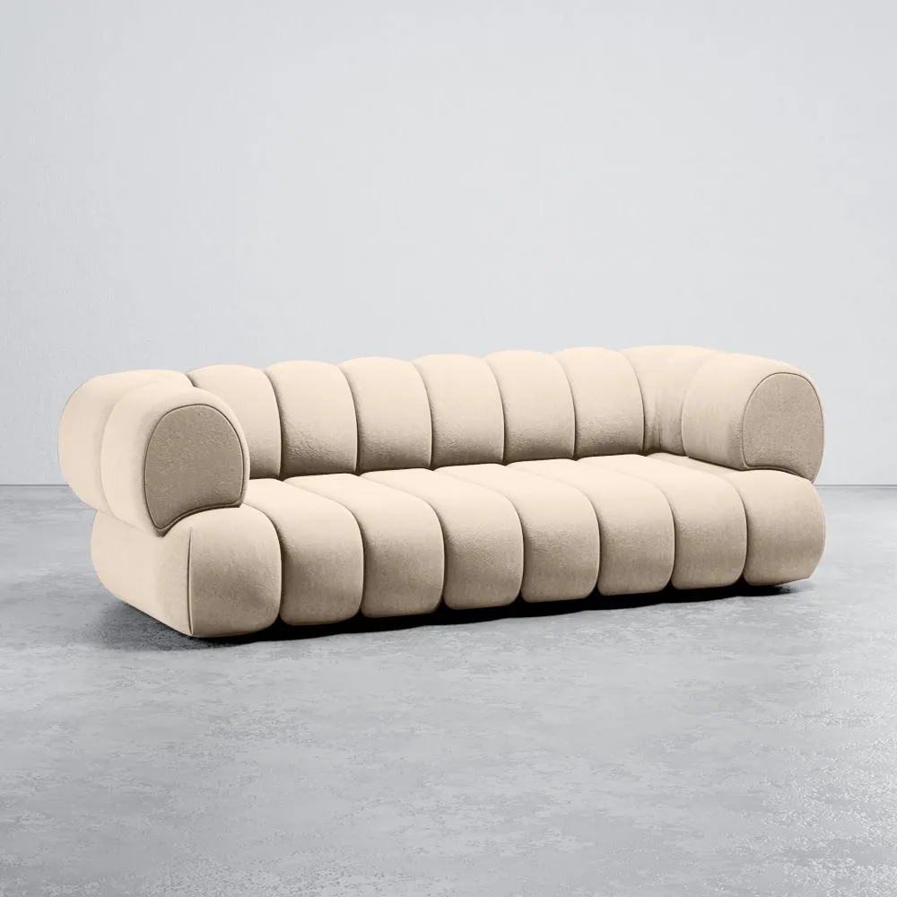 Velours-Gepolstertes Sofa - Moderner Stil - 2/3-Sitzer - Kurve Teddy image 8