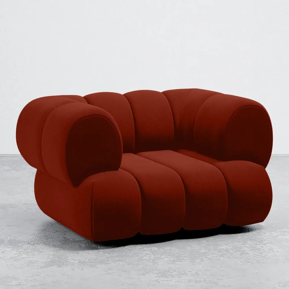 Velours-Polsterstuhl - Modernes Design - Kurven-Velours image 8