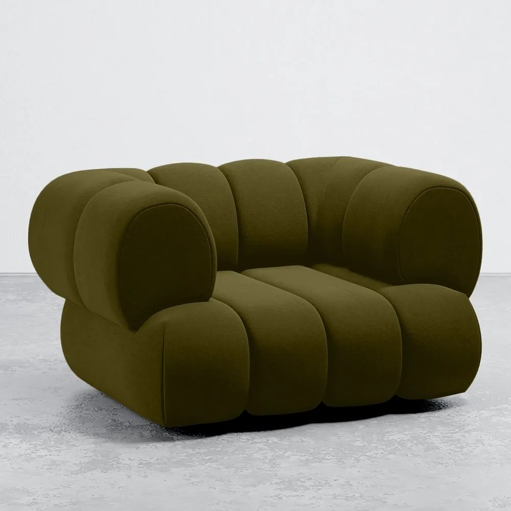 Velours-Polsterstuhl - Modernes Design - Kurven-Velours image 8