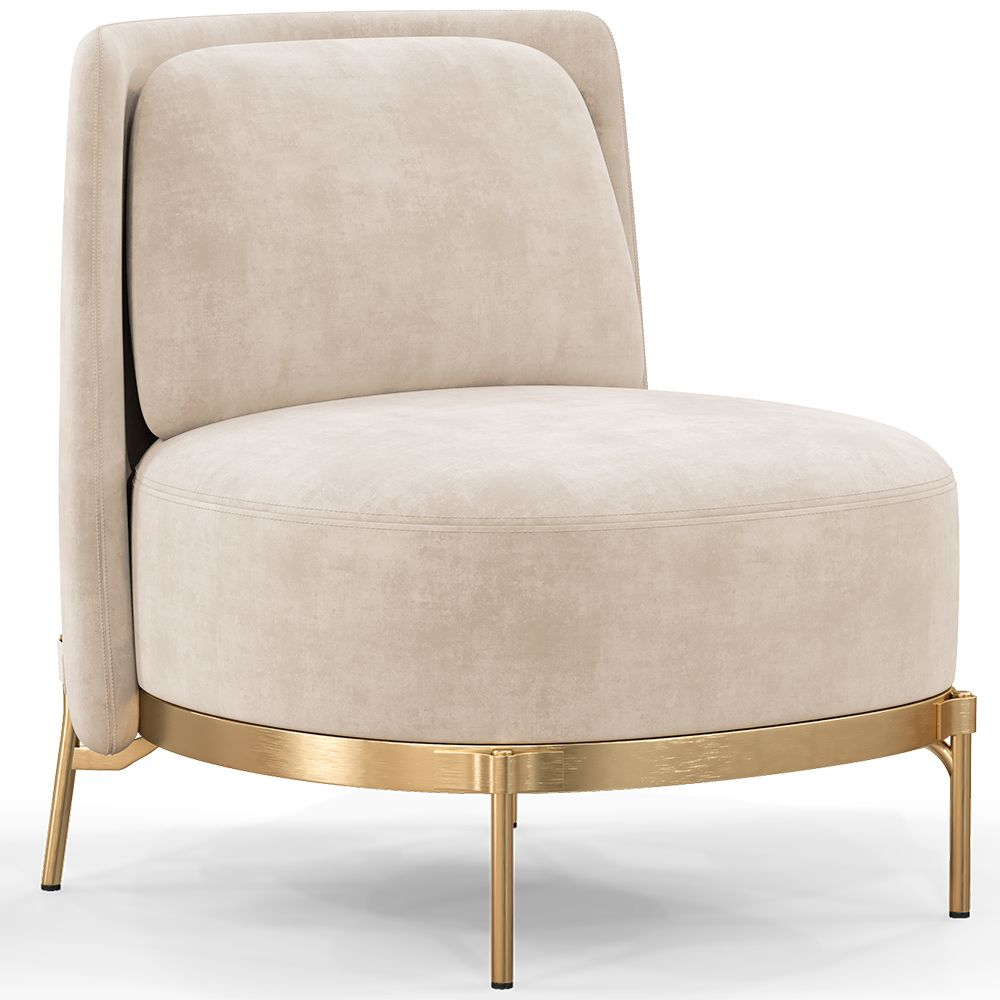 Designer-Sessel - Samtbezug - Kanla image 8