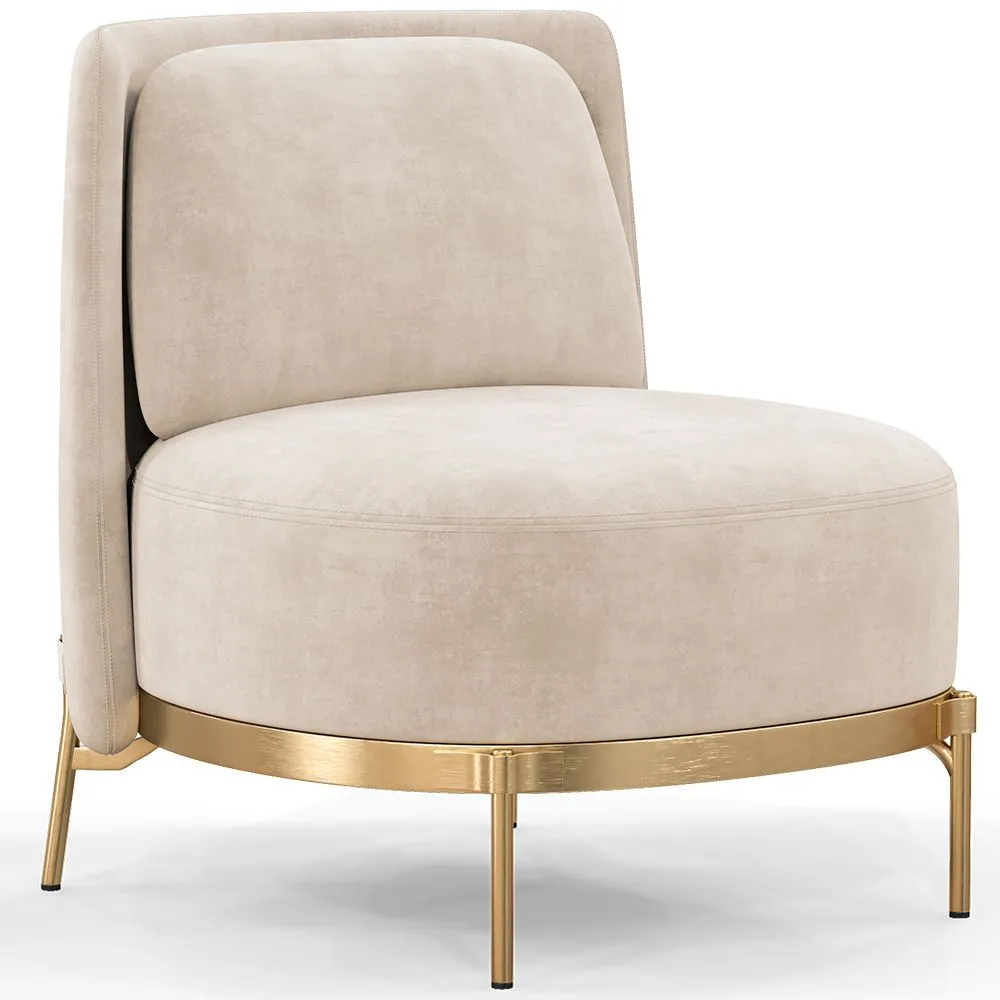 Designer-Sessel - Samtbezug - Kanla image 8
