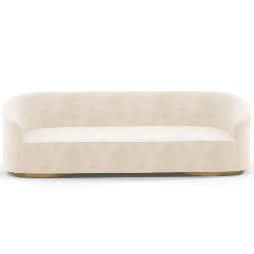 4/5-Sitzer-Sofa mit Samtpolsterung - Herina image 8