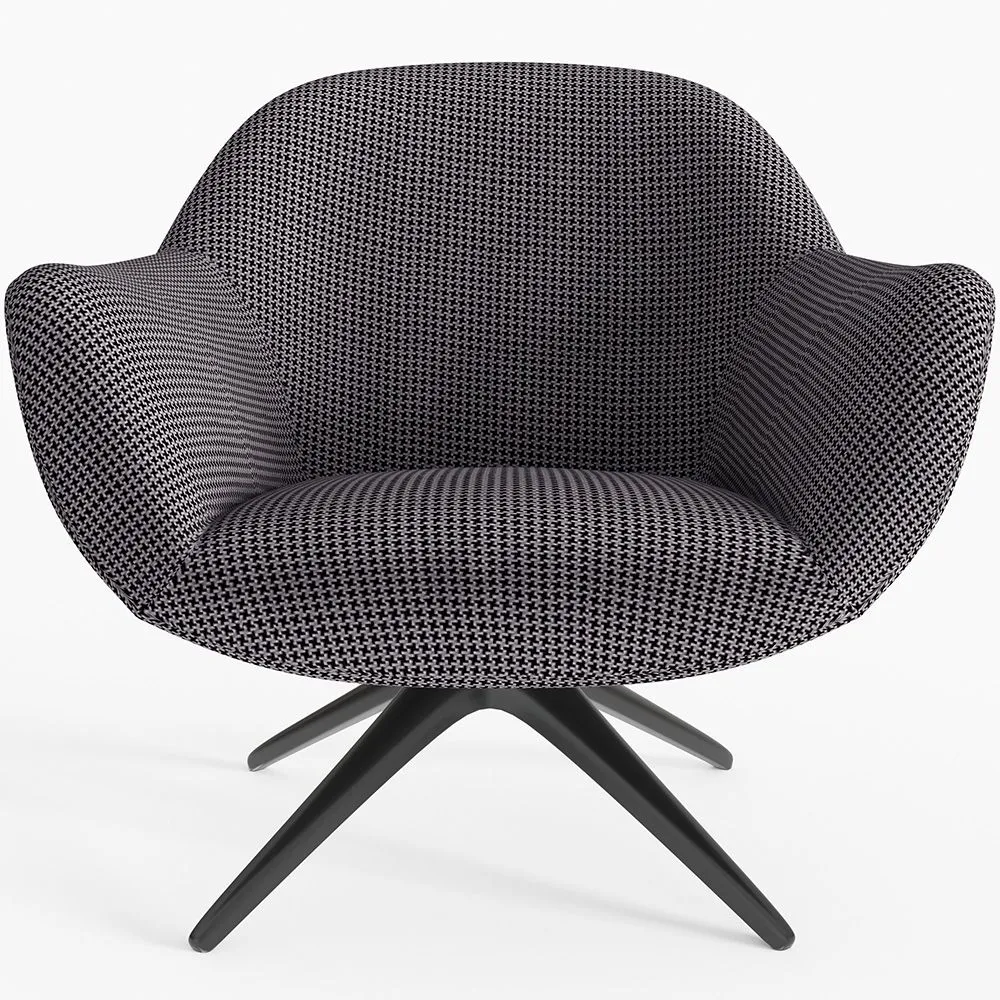Polsterstuhl Kurvendesign Zeitgenössischer Stil - Mirrel image 8