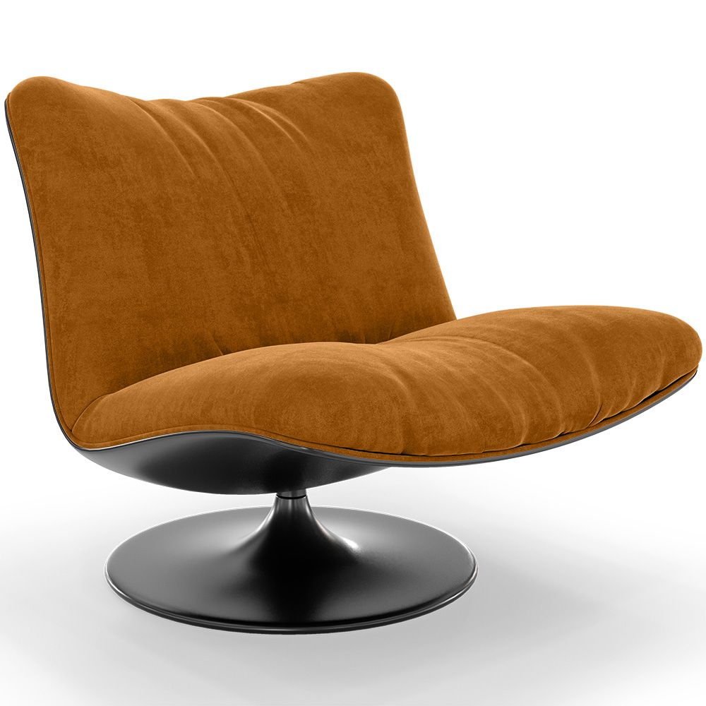 Gepolsterter Sessel im Kurven-Design im Zeitgenössischen Stil - Tulipe image 8