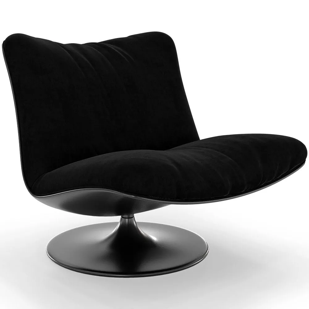 Gepolsterter Sessel im Kurven-Design im Zeitgenössischen Stil - Tulipe image 8
