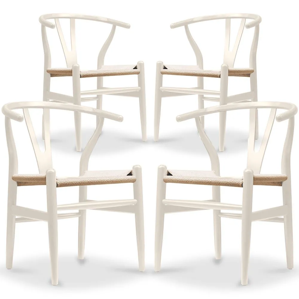 4er-Pack Esszimmerstühle aus Holz - Skandinavischer Stil - Wish image 8