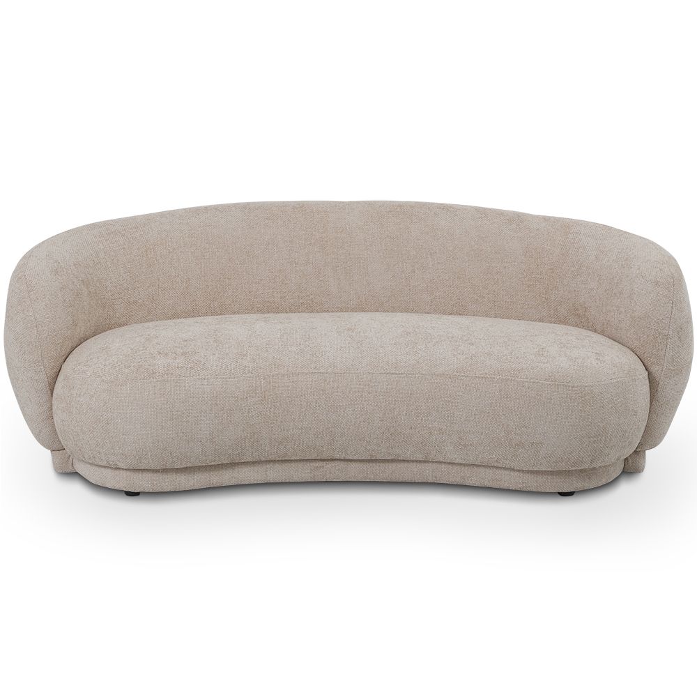 Gebogener Design-Sofa im zeitgenössischen Stil mit Chenille-Polsterung - Curvy image 8