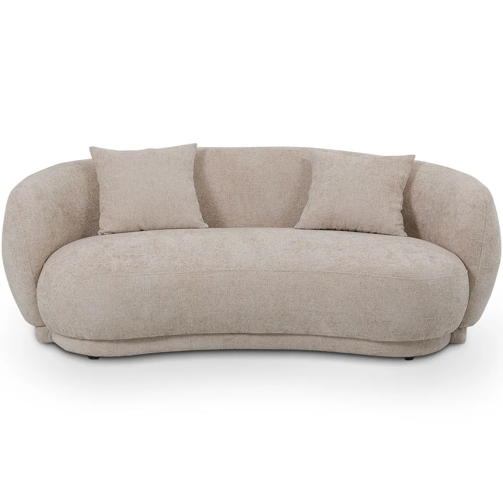 Gebogener Design-Sofa im zeitgenössischen Stil mit Chenille-Polsterung - Curvy image 8