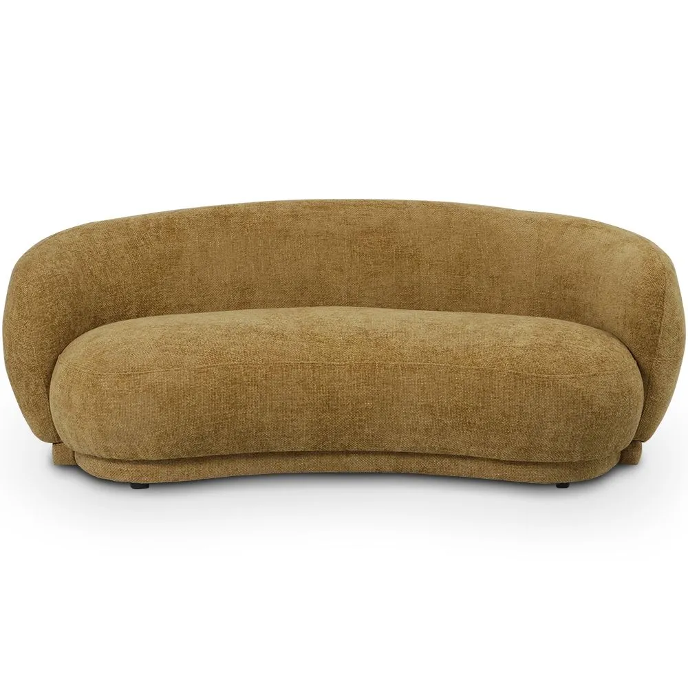 Gebogener Design-Sofa im zeitgenössischen Stil mit Chenille-Polsterung - Curvy image 8