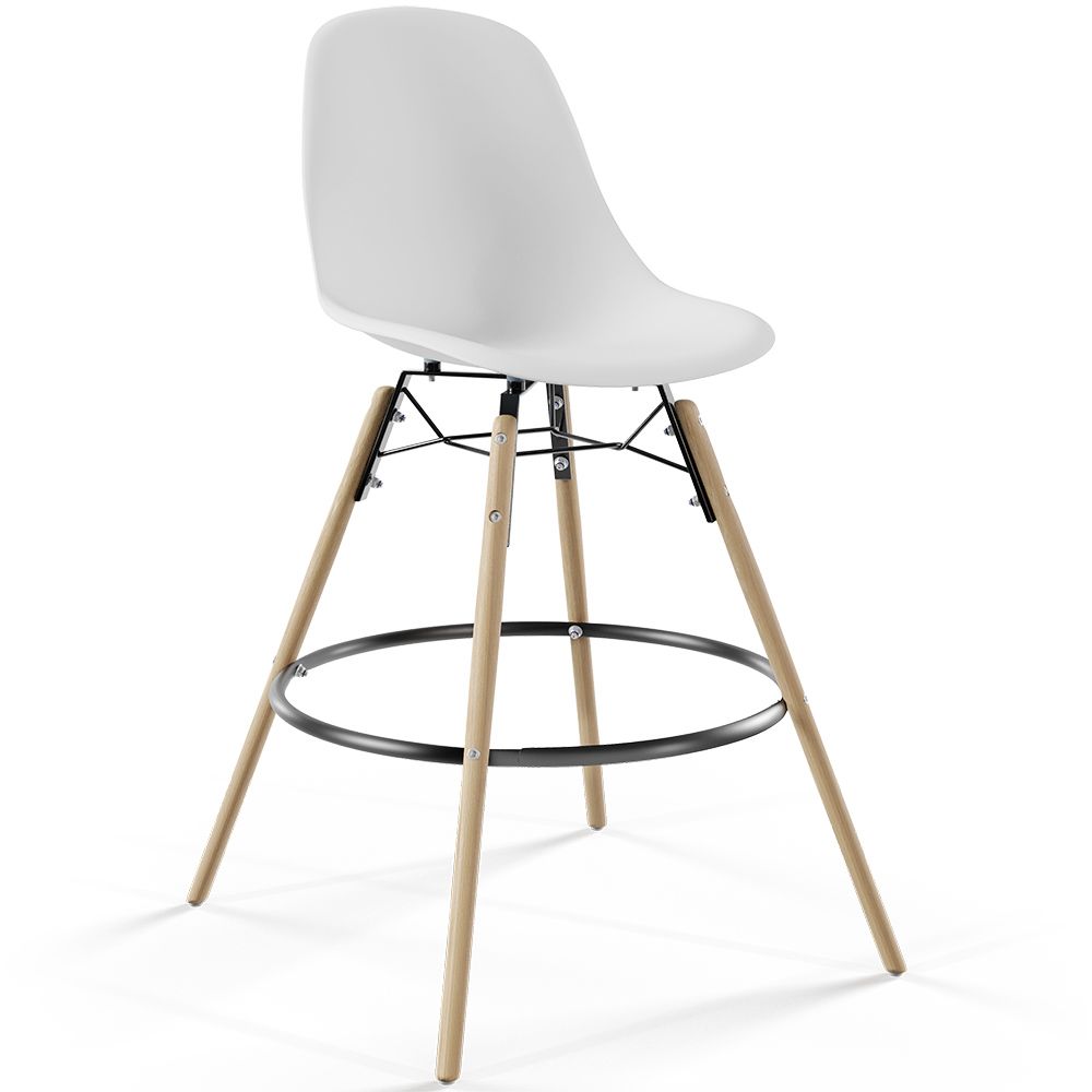 Barhocker im - Skandinavischen Design - Holzbeine - Skögur image 8