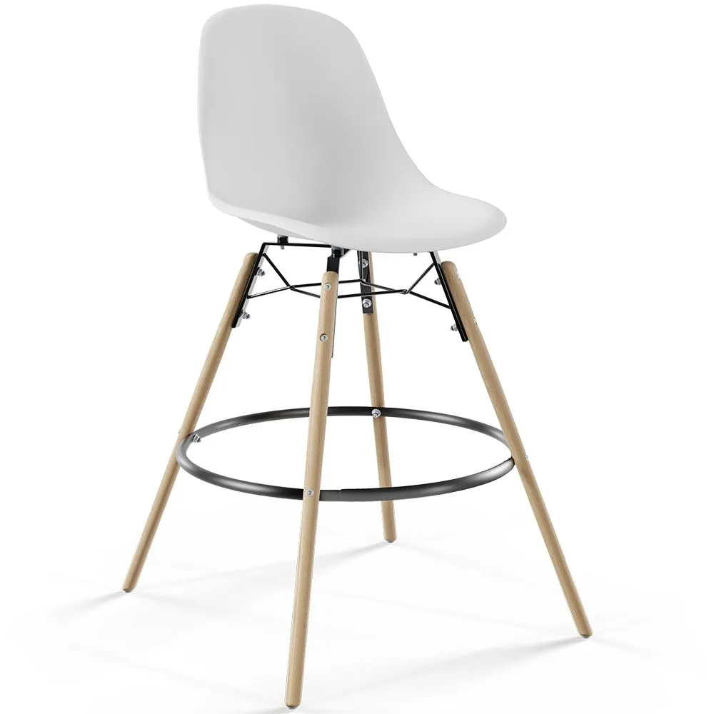 Barhocker im - Skandinavischen Design - Holzbeine - Skögur image 8