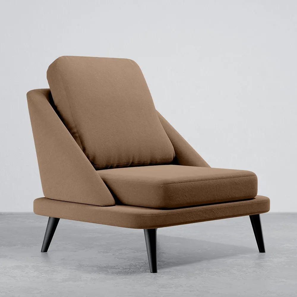 Samtgepolsterter Sessel - Skandinavischer Stil - Velvet Lounge image 8