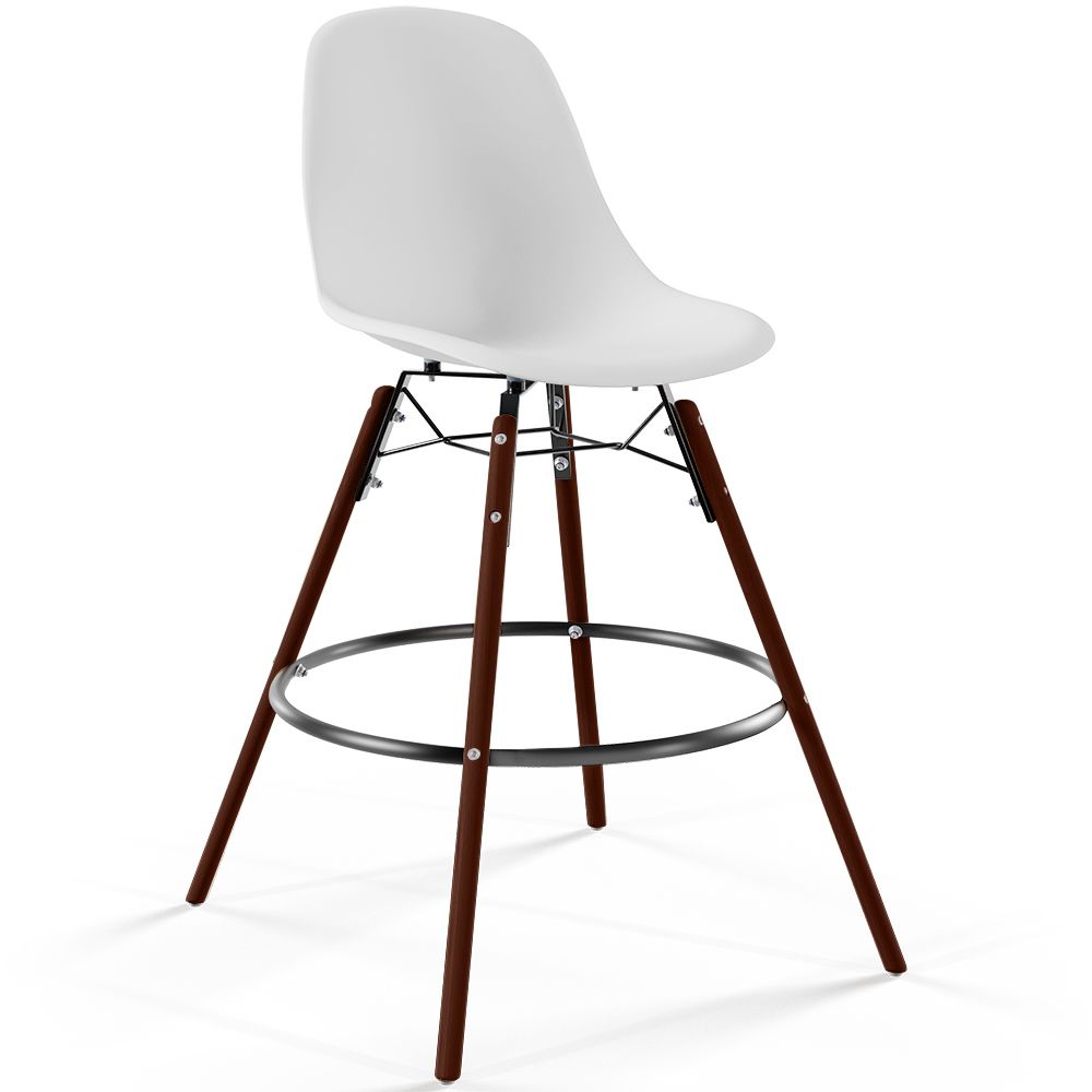 Barhocker - Skandinavisches Design - Dunkle Holzbeine - Skögur image 8