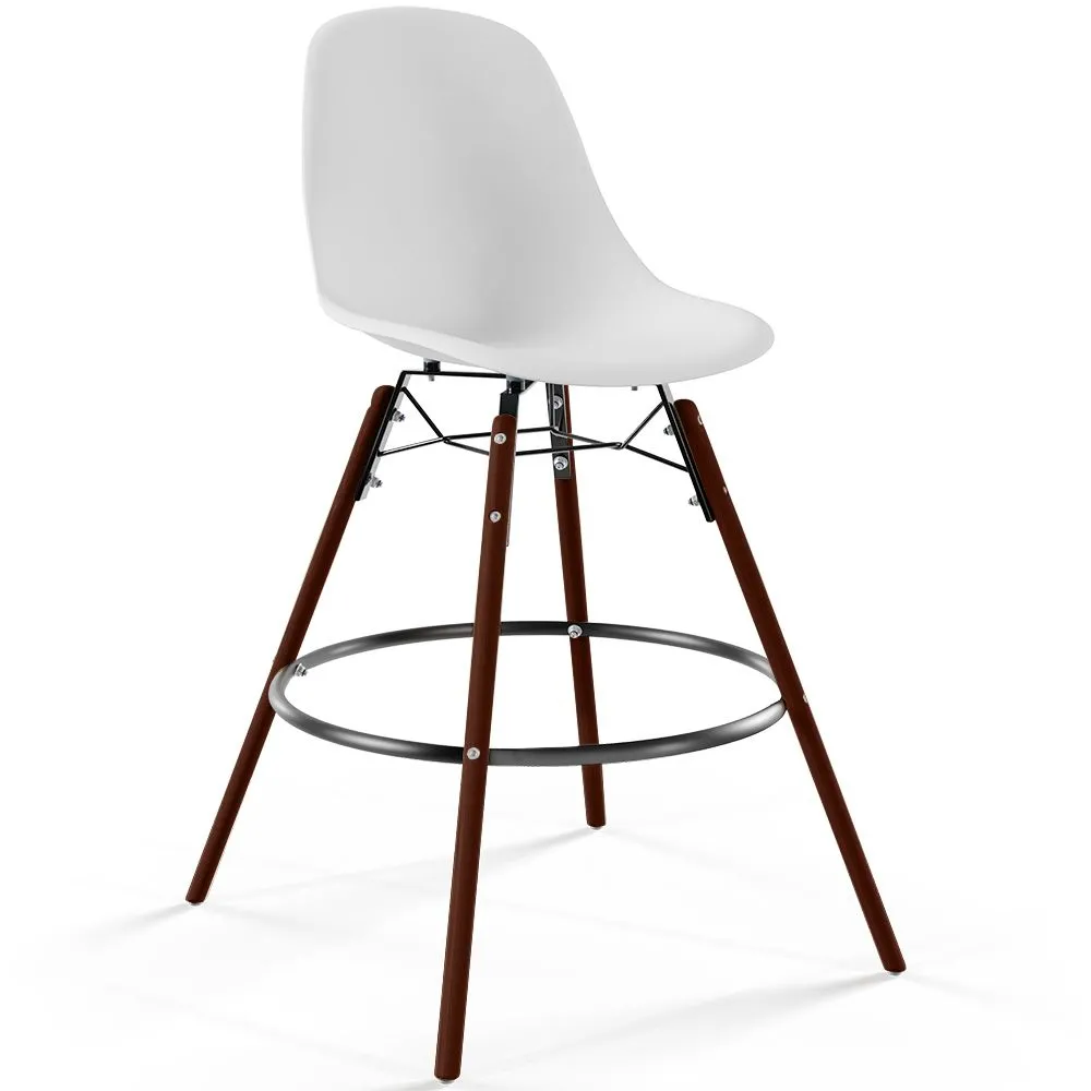 Barhocker - Skandinavisches Design - Dunkle Holzbeine - Skögur image 8