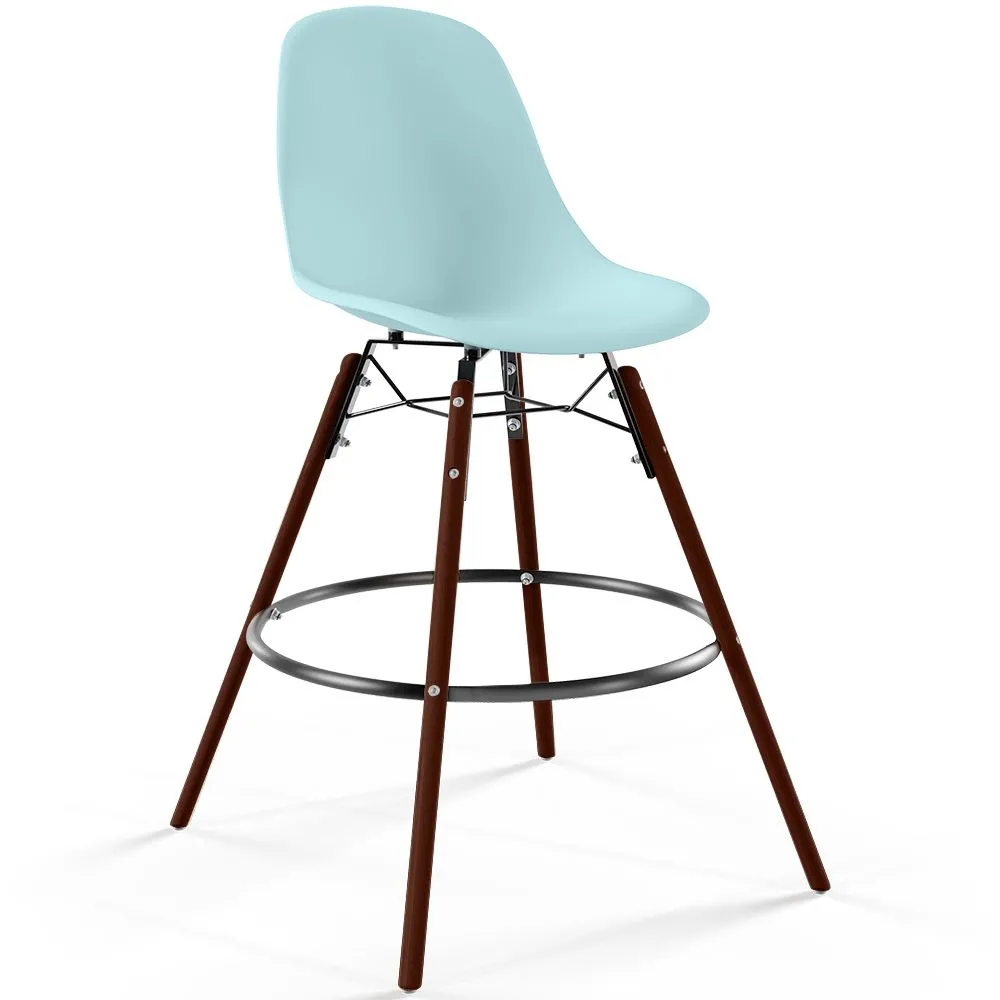 Barhocker - Skandinavisches Design - Dunkle Holzbeine - Skögur image 8