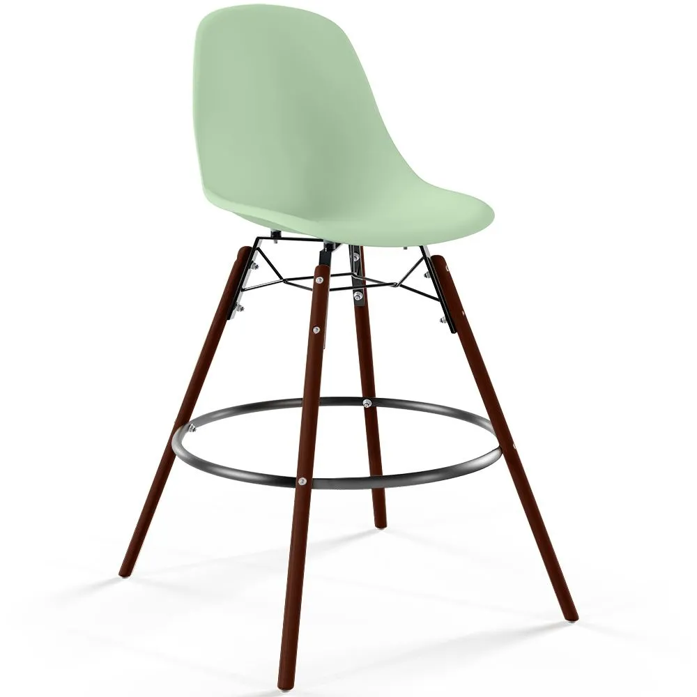 Barhocker - Skandinavisches Design - Dunkle Holzbeine - Skögur image 8