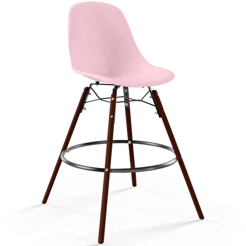 Barhocker - Skandinavisches Design - Dunkle Holzbeine - Skögur image 8